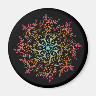 Liebe Mandala Magnet