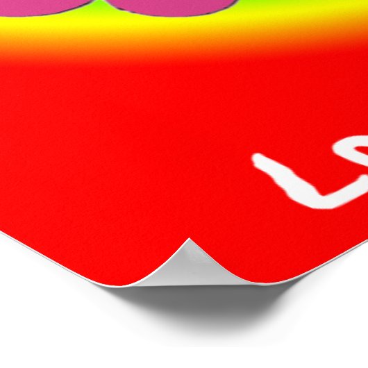 Liebe Mandala Poster (Ecke)