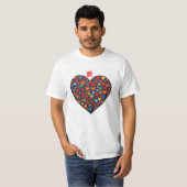 Liebe - Mandarin T-Shirt (Vorne ganz)