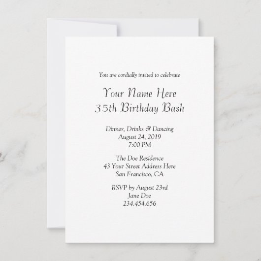 Liebe Manila, Philippinen lädt ein Einladung (Rückseite)