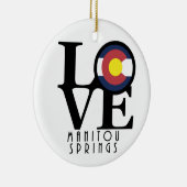 LIEBE Manitou Spring Keramik Ornament (Rechts)