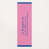 Liebe Mantra Sanskrit Pink Yoga Matt Yoga Mat Yogamatte (Vorderseite)