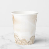 Liebe Marbel Caramel Swirl Scripting Ephesians 4:2 Pappbecher (Rückseite)