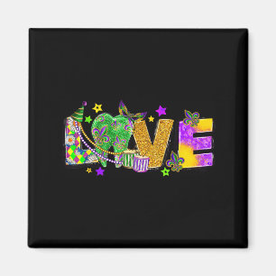 Liebe Mardi Gras Zahn Jester Zähne Zahnarzt Dental Magnet