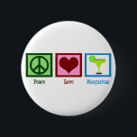 Liebe Margaritas Button<br><div class="desc">Ich hebe Yummy margaritas. Ein niedlicher Margarita-Liebesknopf,  der an Bar-Gönner weitergeht. Lassen Sie sich mit Ihrem Restaurantnamen verwöhnen und gehen Sie an Ihre Kunden weiter.</div>