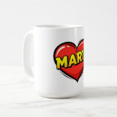 Liebe Maria Kaffeetasse (Vorderseite Links)