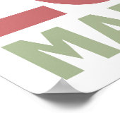 Liebe Marimbas Poster (Ecke)