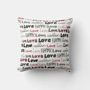 Liebe Marker Textur Nahtloser Hintergrund Kissen