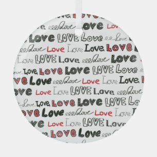 Liebe Marker Textur Nahtloser Hintergrund Ornament Aus Glas