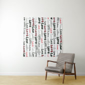 Liebe Marker Textur Nahtloser Hintergrund Wandteppich (Beispiel (Horizontal))