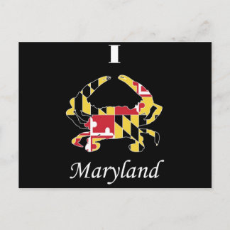 Liebe Maryland Crab Postkarte