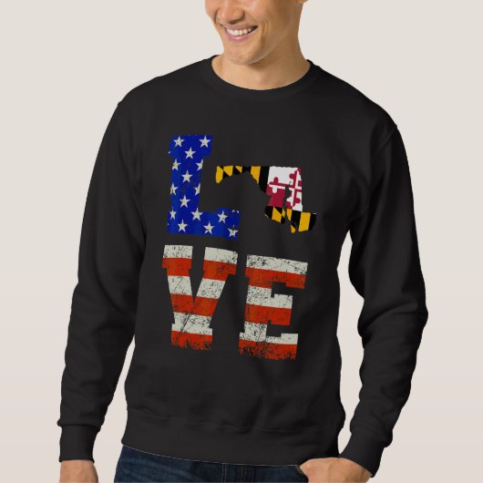Liebe Maryland Sweatshirt (Vorderseite)