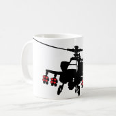 Liebe-Maschinen-Angriffs-Chopper Kaffeetasse (Vorderseite Links)