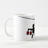 Liebe-Maschinen-Angriffs-Chopper Kaffeetasse (Links)