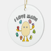 Liebe Math Keramik Ornament (Links)