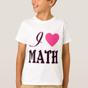 Liebe Math Pink Heart Logo T-Shirt
