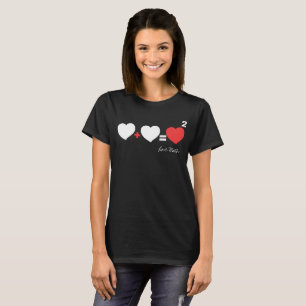 Liebe Mathe Herz + Herz = Herz 2 T-Shirt Top