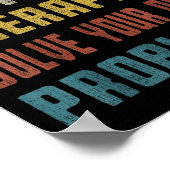 Liebe Mathe, ich bin kein Therast, der Ihr eigenes Poster (Ecke)