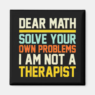 Liebe Mathe, löse deine eigenen Probleme. Ich bin Magnet
