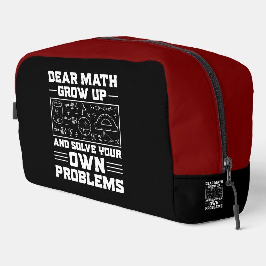 Liebe Mathe, löst eure Probleme! Waschbeutel (Rechte Ecke)