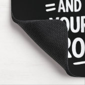 Liebe Mathe wächst auf und löst Ihre eigenen Probl Mousepad (Ecke)