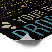 Liebe Mathe wächst auf und löst Ihre eigenen Probl Poster (Ecke)