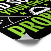 Liebe Mathe wächst auf und löst Ihre eigenen Probl Poster (Ecke)