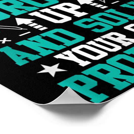 Liebe Mathe wächst auf und löst Ihre eigenen Probl Poster (Ecke)