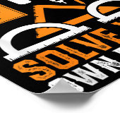 Liebe Mathe wächst auf und löst Ihre eigenen Probl Poster (Ecke)