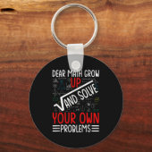 Liebe Mathe wächst auf und löst Ihre eigenen Probl Schlüsselanhänger (Vorderseite)