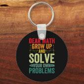 Liebe Mathe wächst auf und löst Ihre eigenen Probl Schlüsselanhänger (Vorderseite)