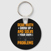 Liebe Mathe wächst auf und löst Ihre eigenen Probl Schlüsselanhänger (Vorderseite)