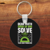 Liebe Mathe wächst auf und löst Ihre eigenen Probl Schlüsselanhänger (Vorderseite)