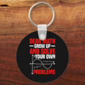 Liebe Mathe wächst auf und löst Ihre eigenen Probl Schlüsselanhänger (Vorderseite)