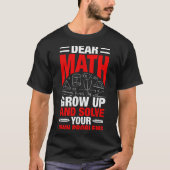 Liebe Mathe wächst auf und löst Ihre eigenen Probl T-Shirt (Vorderseite)
