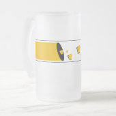 Liebe Mattglas Bierglas (Vorderseite Links)