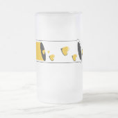 Liebe Mattglas Bierglas (Mittel)