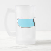 Liebe Mattglas Bierglas (Links)