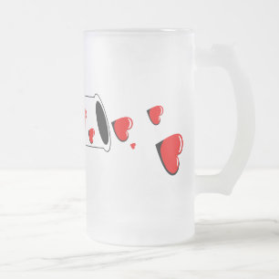 Liebe Mattglas Bierglas