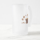 Liebe Mattglas Bierglas (VorderseiteRechts)