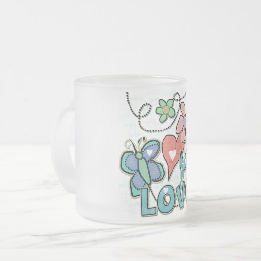 Liebe Mattglastasse (Vorderseite Links)