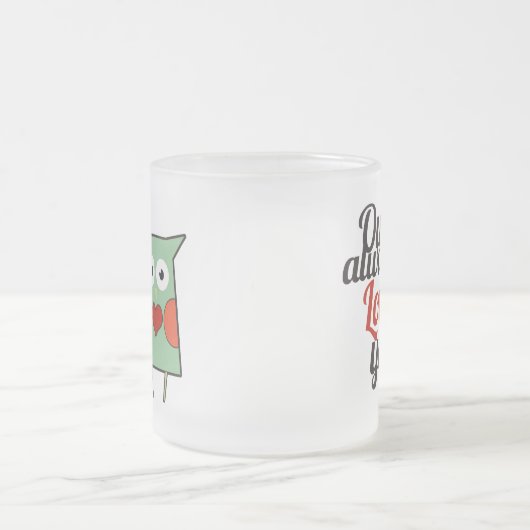 Liebe Mattglastasse (Mittel)