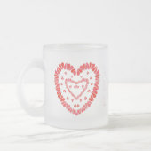 LIEBE Mattierte Tasse (Links)