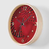 Liebe, Mauerwerk auf dem Hochzeitsplatz Uhr (Winkel)