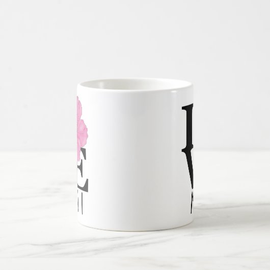 LIEBE Maui Pink 11oz Kaffeetasse (Mittel)