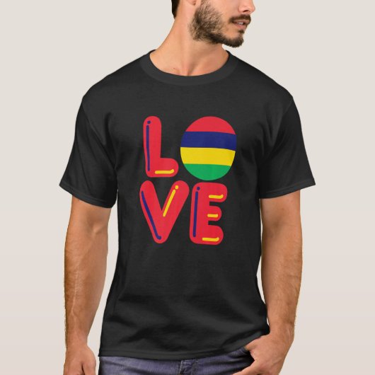 LIEBE - Mauritius Premium T-Shirt (Vorderseite)