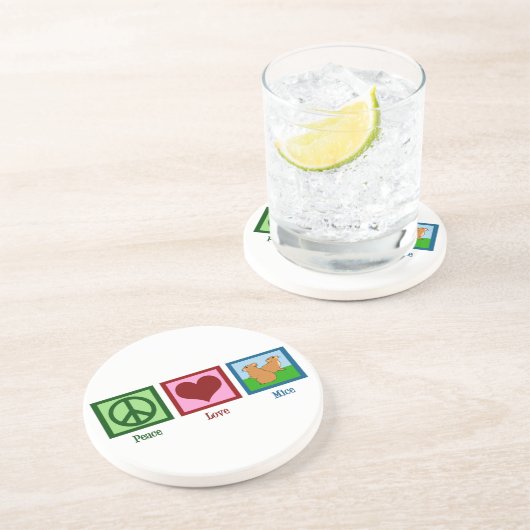 Liebe Mäuse Untersetzer (Seite)