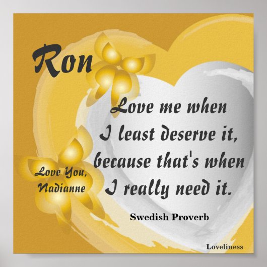 Liebe Me as Iam, Poster _ Anpassen (Vorne)