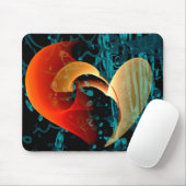 Liebe Me Brago-Mitchell Kunst-Fraktal Mousepad (Mit Mouse)