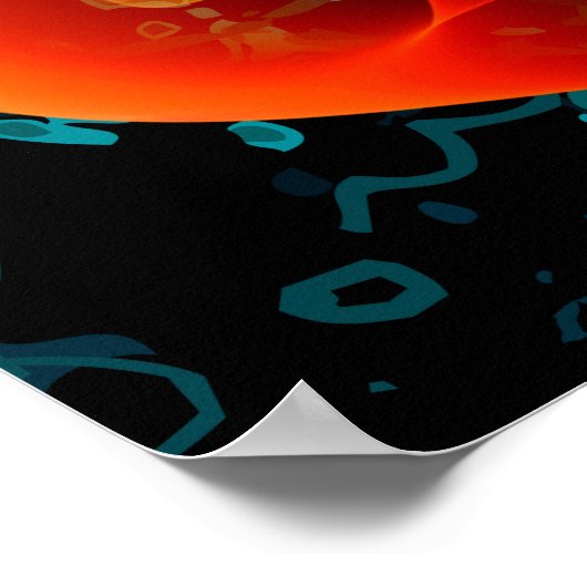 Liebe Me Brago-Mitchell Kunst-Fraktal Poster (Ecke)